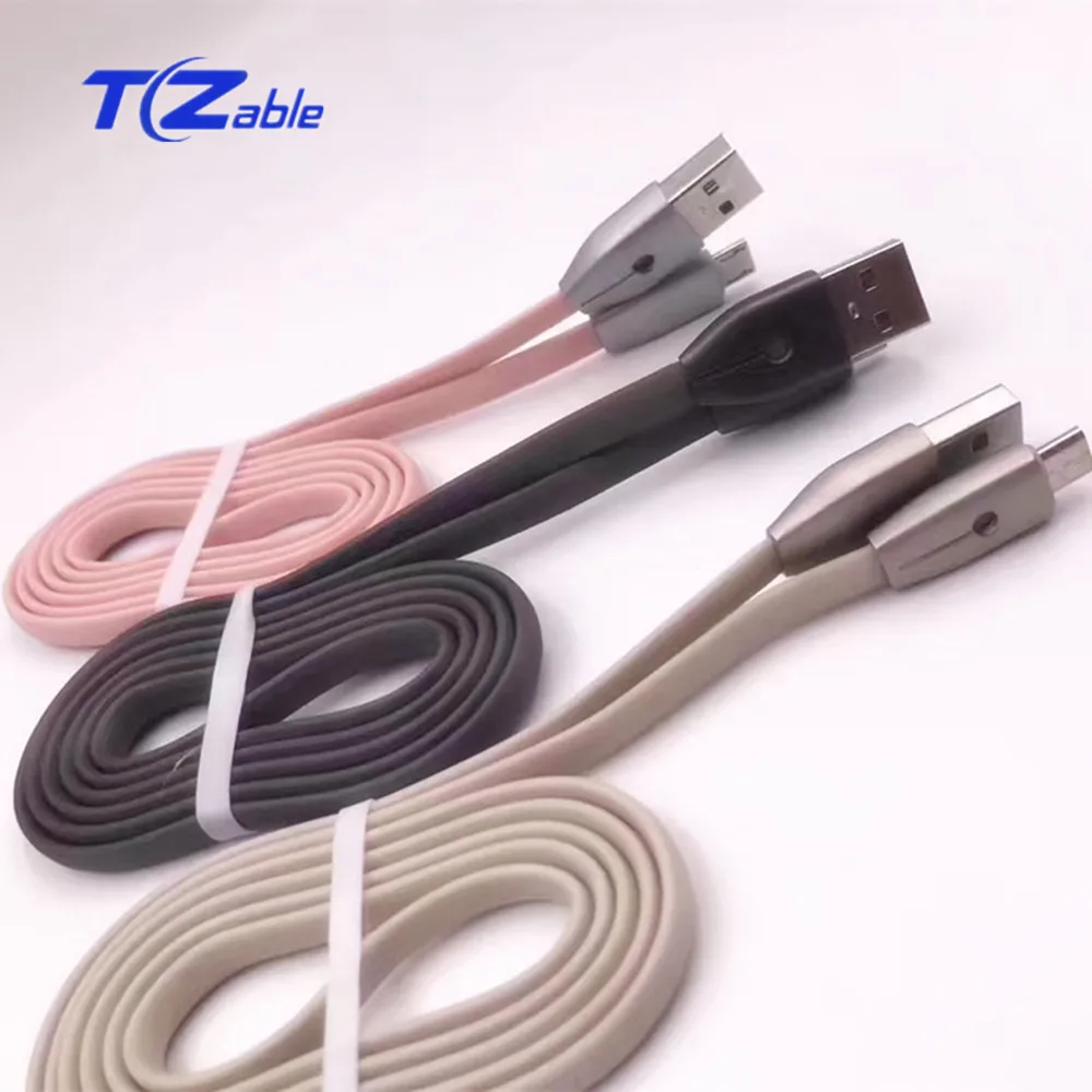 Микро USB Высокое качество с свет кабель передачи данных для быстрой зарядки Android