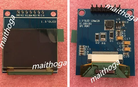 Maithoga 1 27 дюймовый 7PIN SPI полноцветный OLED экран с адаптером платы SSD1351 привод IC