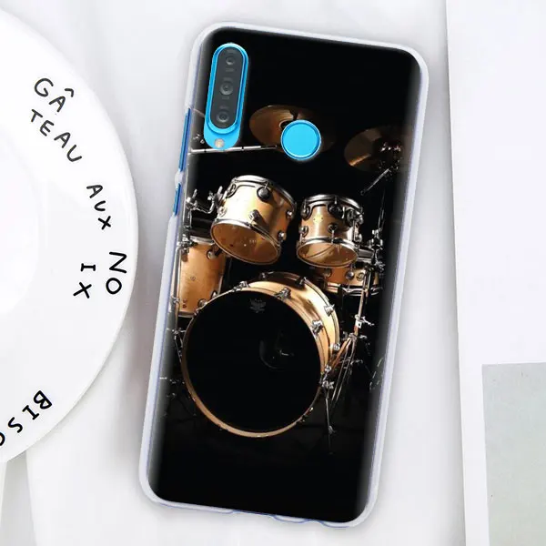 010 Гитары amp marshall футляр для телефона для huawei P30 Pro P10 P20 P30 Lite P8 P9 Lite P Smart плюс Чехол - Цвет: 010