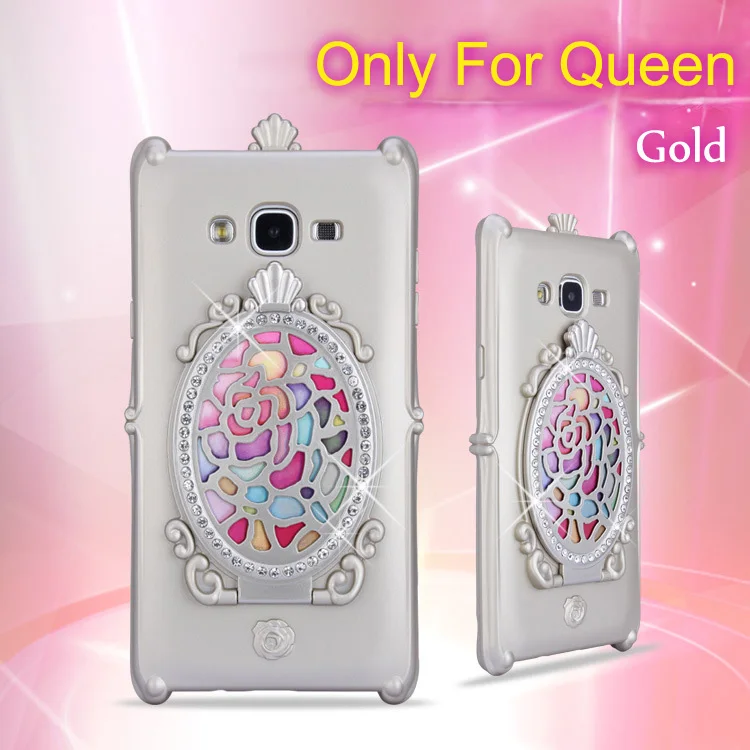 Для Samsung Galaxy J2 Case Зеркало Обложка для J200F Волшебный Телефон Сумка ТПУ Защитный Coque