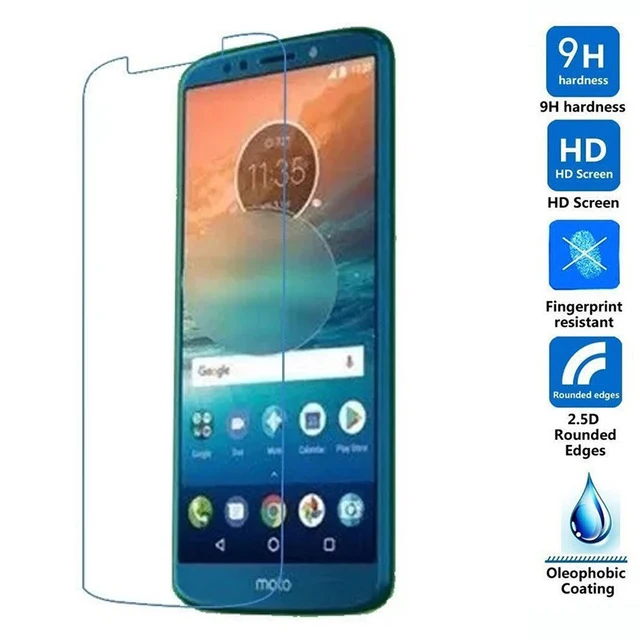 2.5D Закаленное стекло для Motorola MOTO G6 Play защитная пленка 9H Взрывозащищенная ЖК