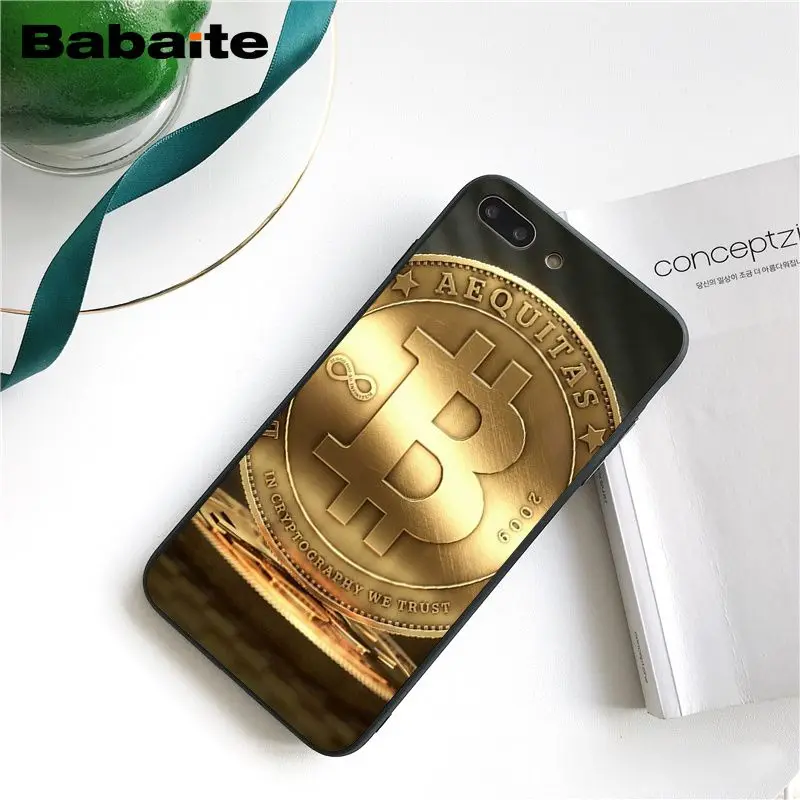 С надписью I Love принимаем Биткоин Чехол для мобильного телефона iphone 11 12 Pro Max 8 7 6 6S