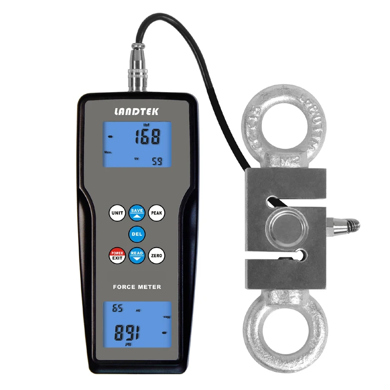 

FM-207-200K Digital Dynamometer Tension Force Gauge Push Pull Tester Meter