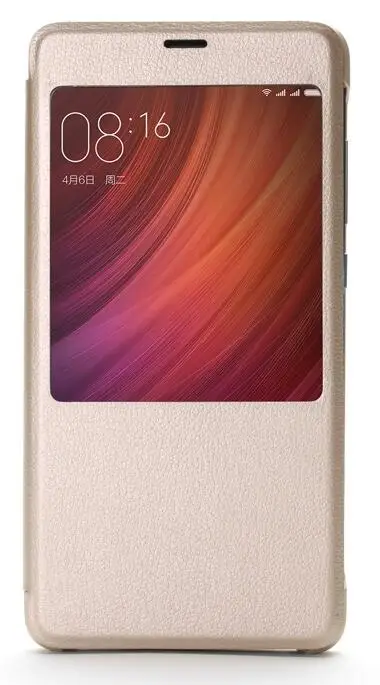 xiaomi Redmi Pro Чехол 5," флип умный дисплей кожаный чехол для xiaomi hongmi pro Redmi Pro Helio x20 x25 чехол s