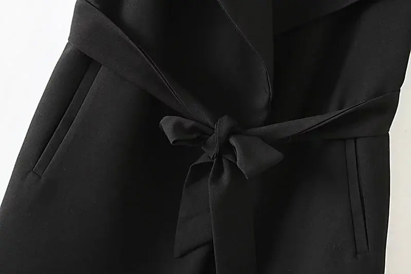 Осень 2018 модные женские туфли Черный Открыть стежка тонкий ремень Длинный жилет