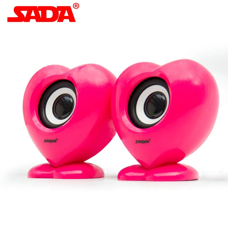 SADA V 188 1 пара 2 0 канальный мини динамики USB 3 5 мм AUX Проводные колонки для ноутбука