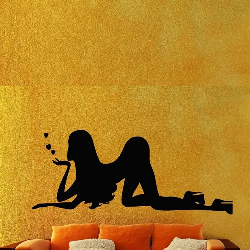 

Sexy Girl Club Sticker naked Decal Muurstickers Posters Vinyl Wall Decals Pegatina Quadro Parede Decor Mural Sexy Girl Sticker