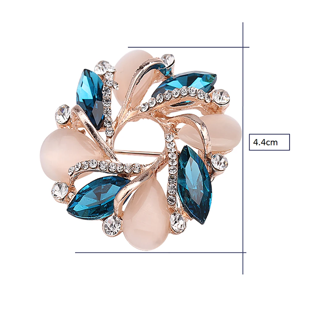 Элегантная Брошь с цветком баухинии сплав для банкета свадьбы вечеринки брошь