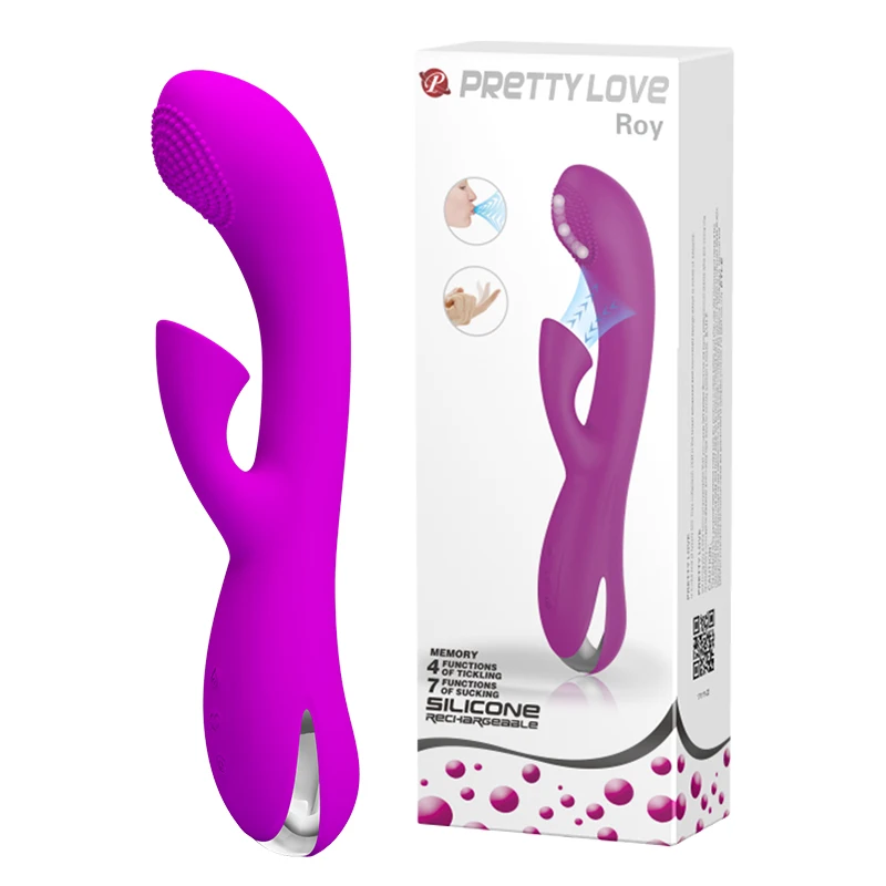 Pretty Love USB Перезаряжаемый 7-функциональный сосание &amp 4-функциональный тикающий