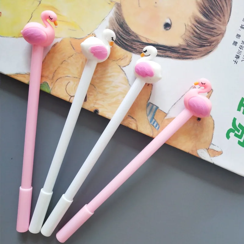 1 шт. Творческий канцелярский небольшой новый милый лебедь с чернилами