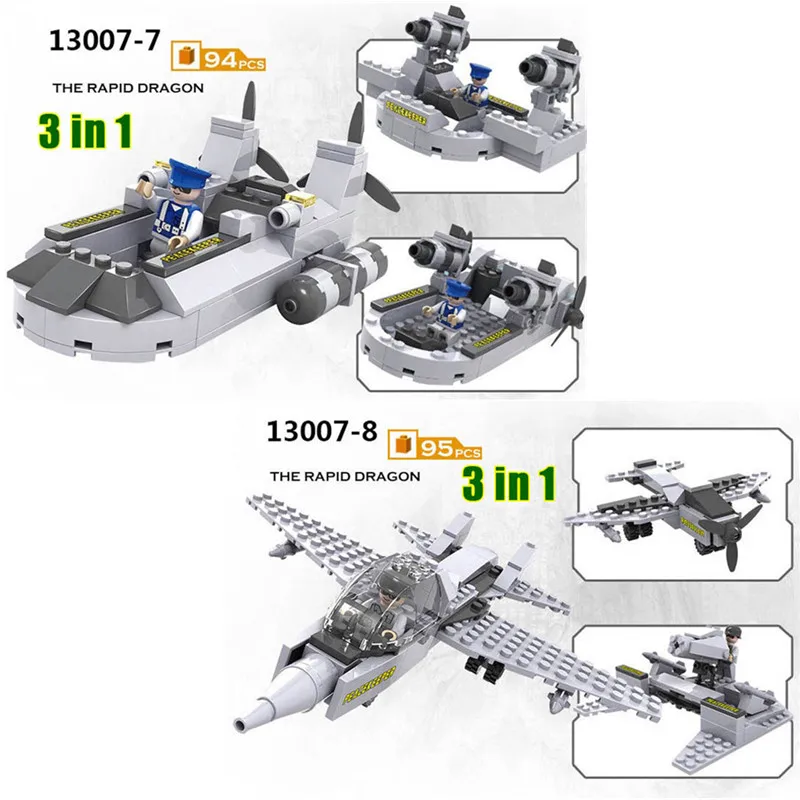 732 шт. Legoings 8 в 1 может построить 25 моделей военный корабль DIY модель строительные