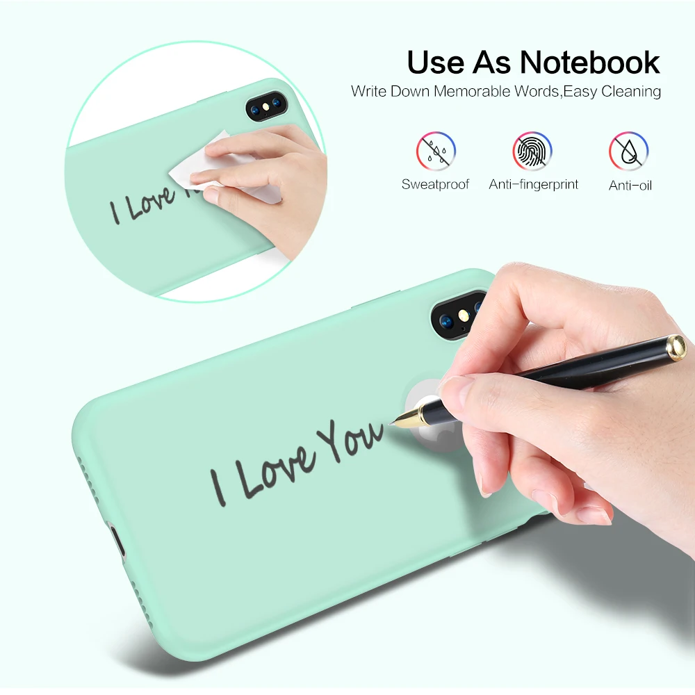 FLOVEME мягкие чехлы для телефонов iPhone X 8 7 plus силиконовый шелковистый чехол 6 6s