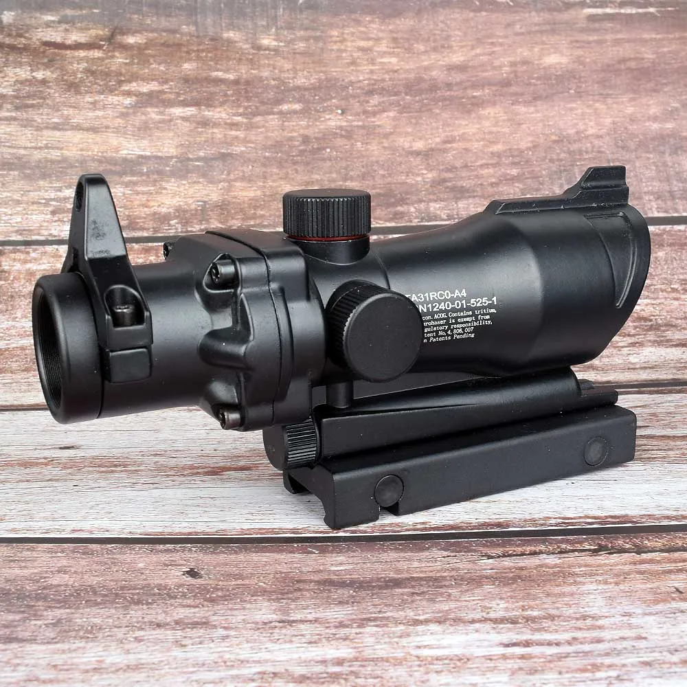 Оптический прицел для винтовки ACOG 1X32 с красной точкой оптический охотничий