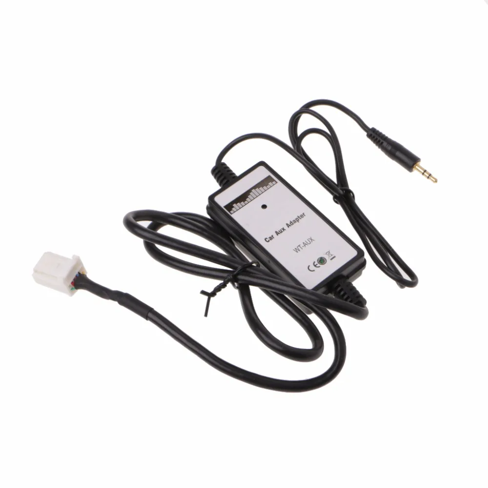 Новый DC 12V автомобильный MP3/DVD/Мини диск плеер Радио Интерфейс Aux вход Адаптер для