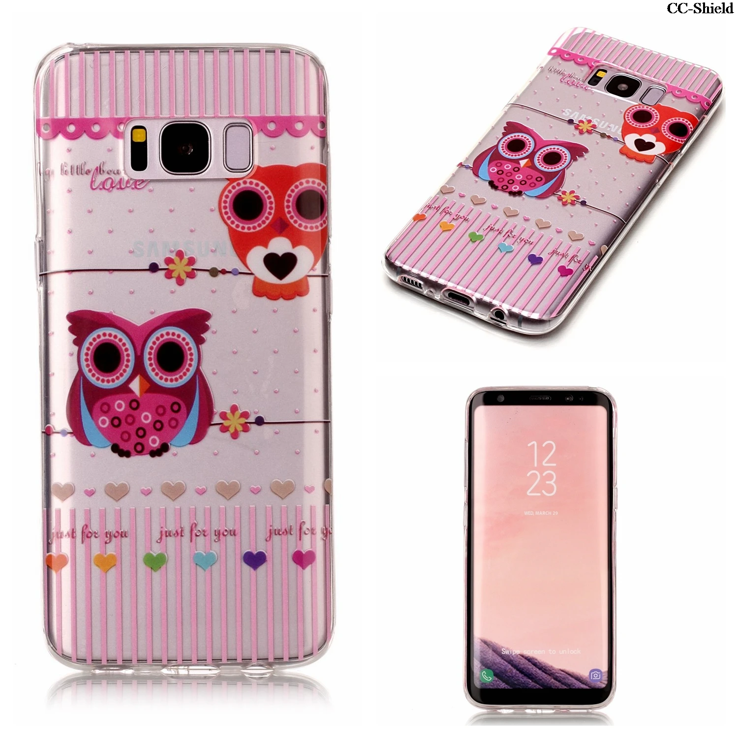 Мягкий ТПУ чехол для Samsung Galaxy S8 S 8 Plus S8Plus G955D G955F G955FD силиконовый телефона SM-G955F SM-G955FD