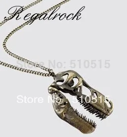 Модное ожерелье Regalrock с подвеской в виде динозавра тираннозавра 3D|fashion necklace|necklace