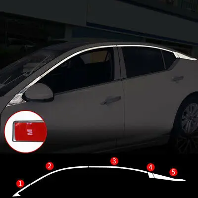 Нержавеющая сталь верхнее окно рамка подоконник отделка 10 шт. для Nissan Altima