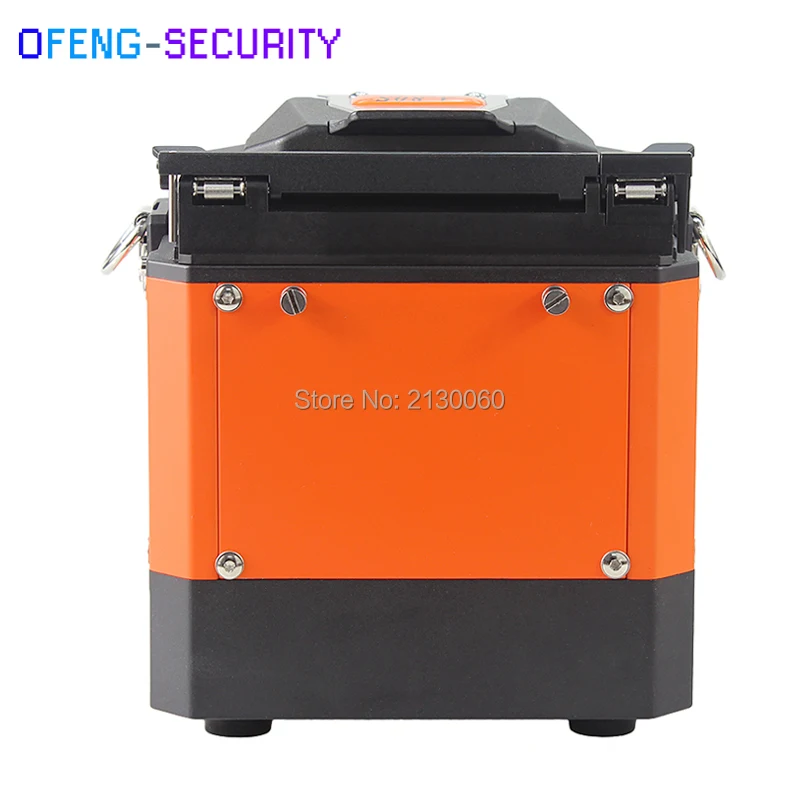FTTH Automatic Optical Fiber Fusion Splicer Machine Electrode A-80S Fiber Optic Splicers Welding Splicing Machine Orange