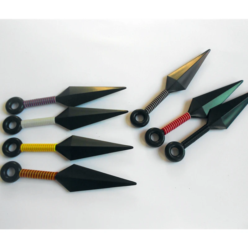 3 шт. красочные Наруто ниндзя Узумаки кунаи Shuriken бросали оружие аниме игрушка