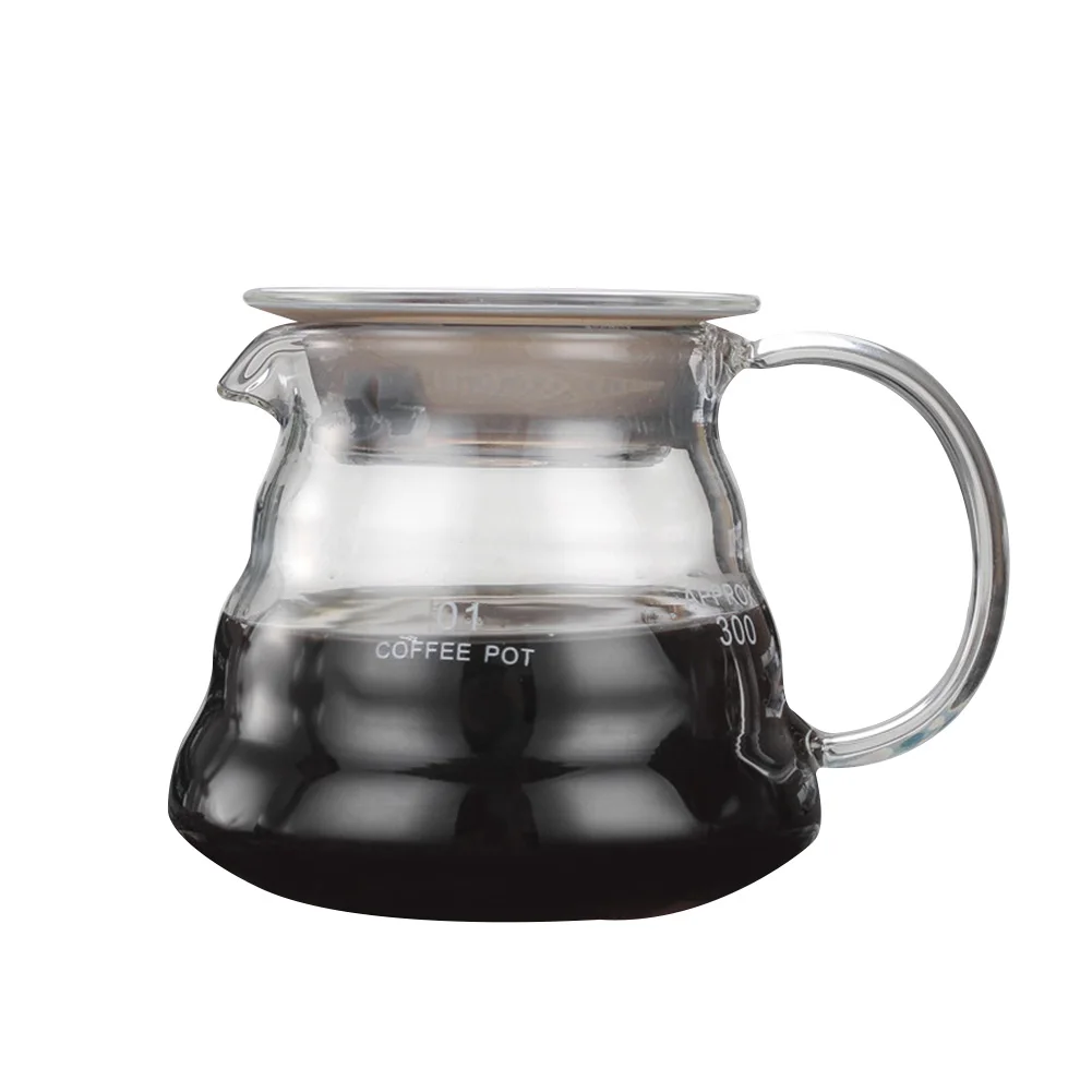 Pour Over Range Carafe капельная Кофеварка бариста Перколятор прозрачный 360 мл 600 800