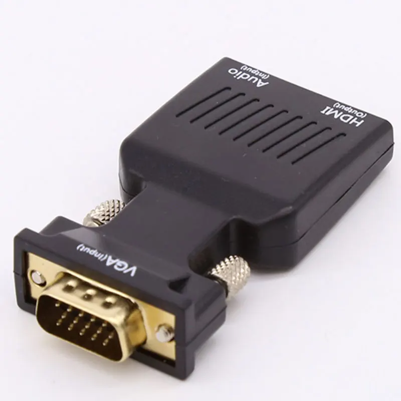 CHANEVE преобразователь из VGA в HDMI 1080P аналогово-Цифровое видео аудио штекер