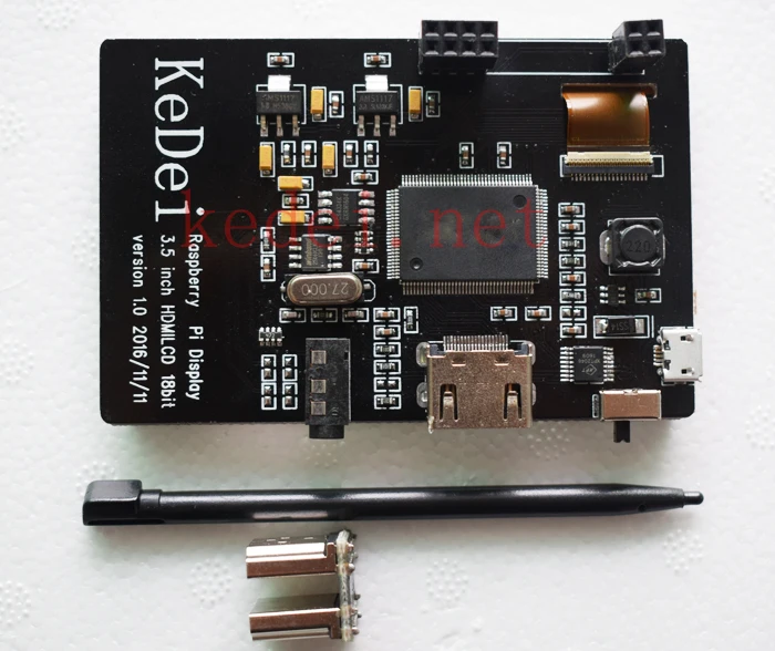 Raspberry Pi 3 5 дюймовый USB HDMI дисплей ЖК сенсорный экран Аудио 60Fps монитор для 3B + PI3 PI2 B