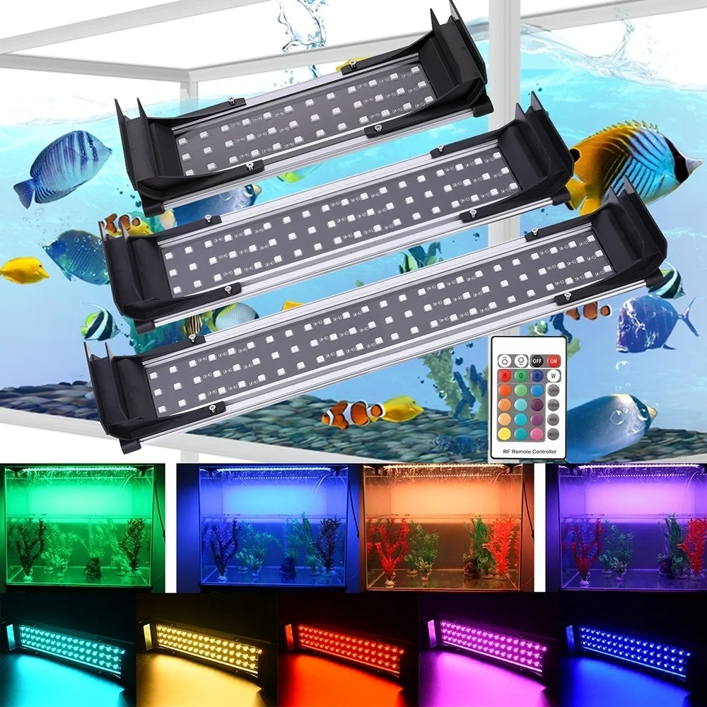 РЧ пульт дистанционного управления крышка аквариума свет 50светодиодный 50smd RGB
