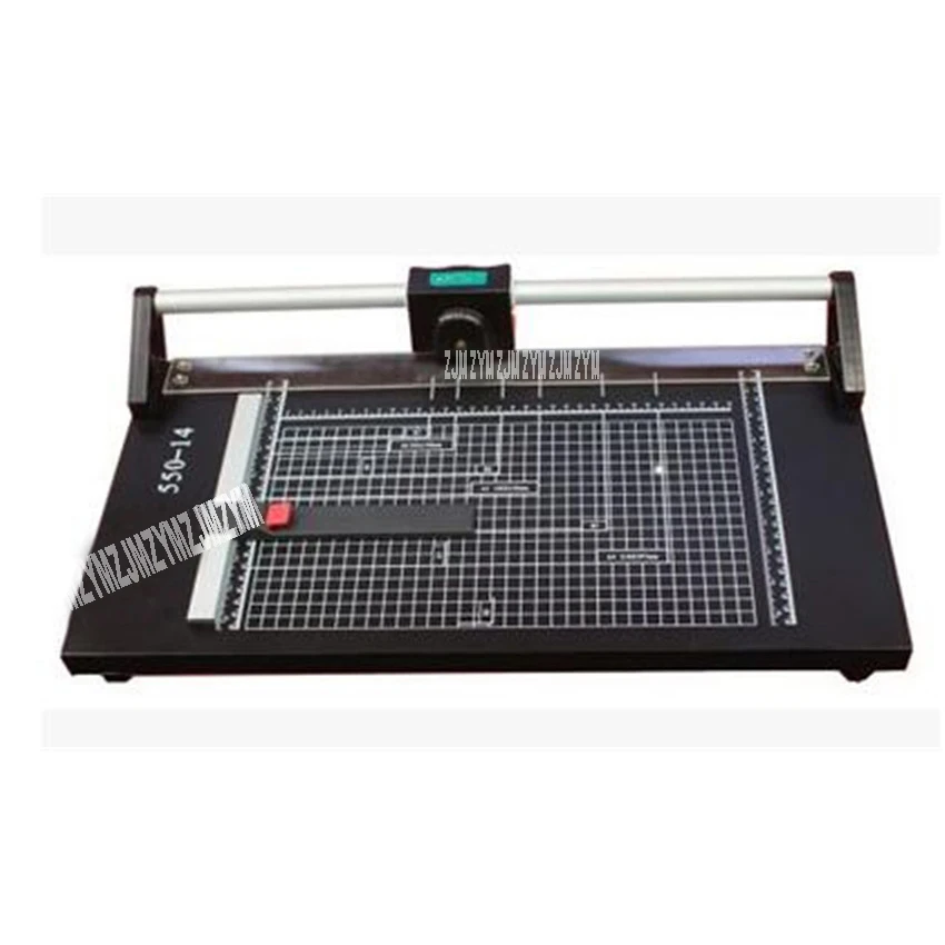 14 дюймовый роликовый резак Железный нож толкающий для бумаги A2 триммер