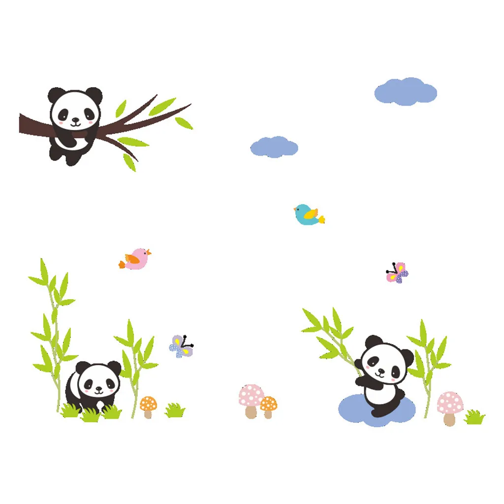 Съемная виниловая наклейка сделай сам современное искусство роспись панда