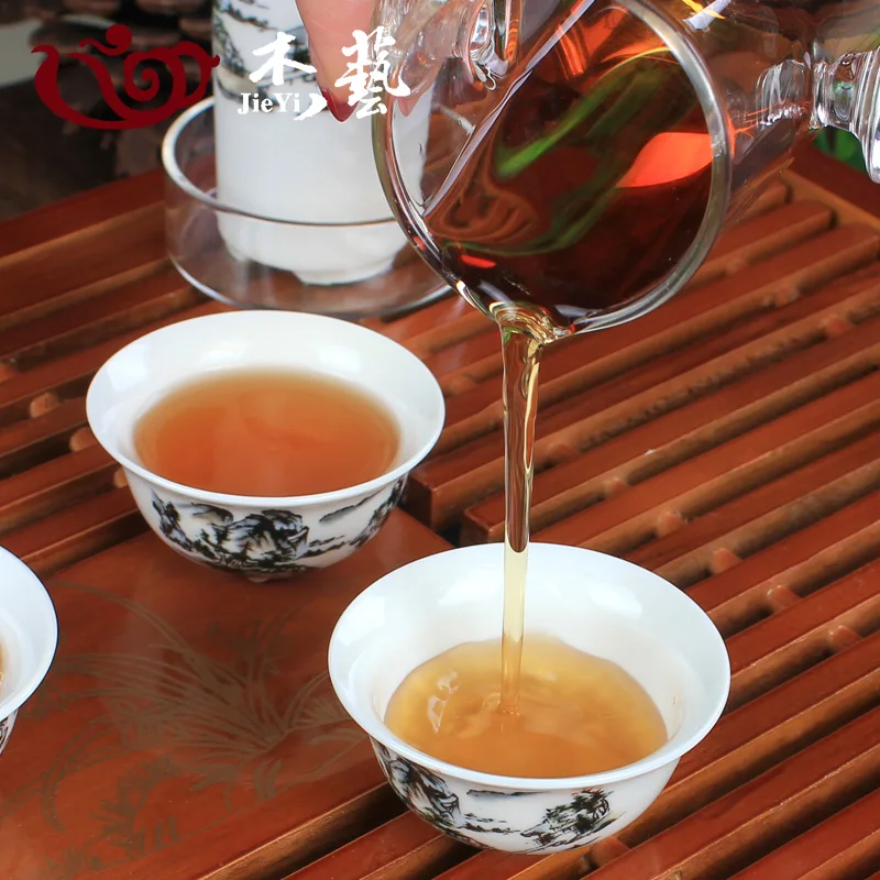 

Glass ceramic foam teapot Tea glass heat-resistant amphora glass red teapot
