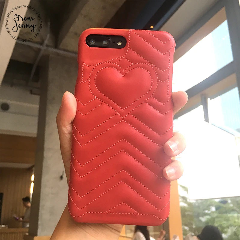 From Jenny для iphone 7 8 Для женщин или любящее сердце чехол телефона 6 6splus plus сумка