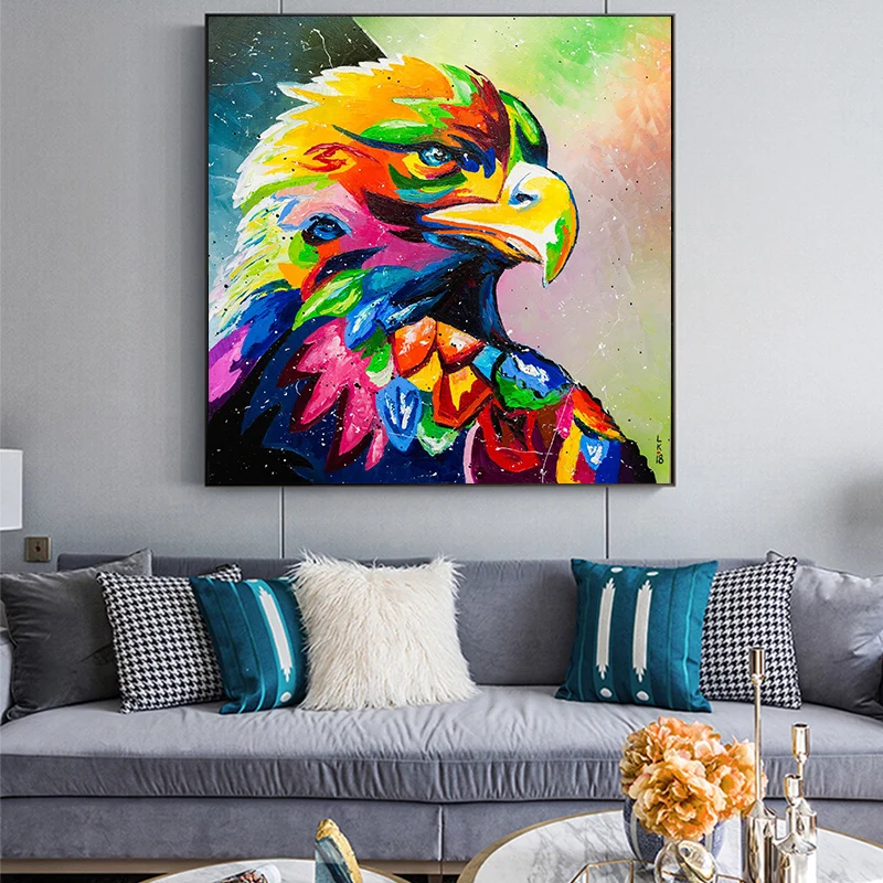 GOODECOR домашний декор настенное искусство дикие животные холст картина маслом