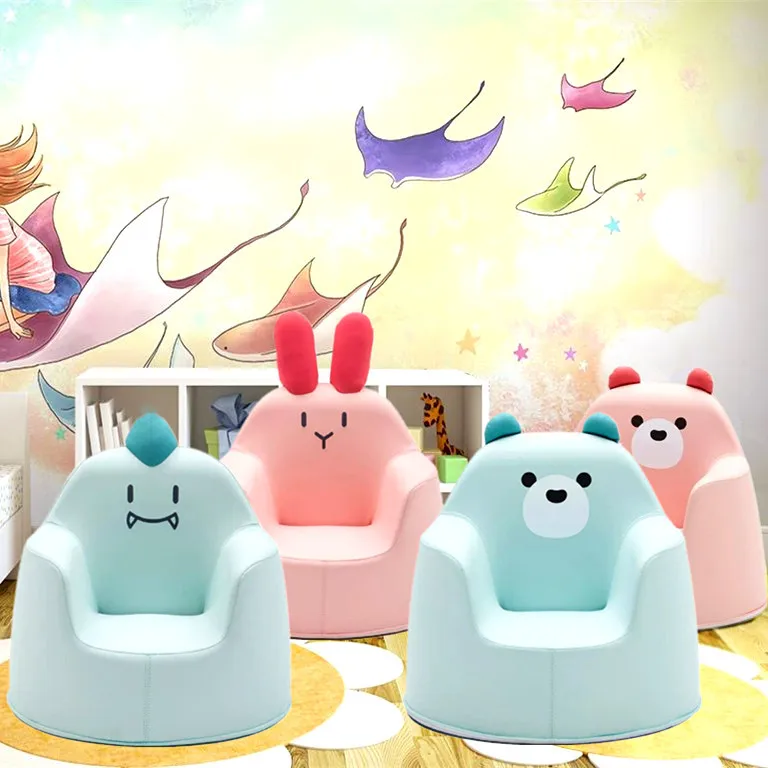 Rabbit Dinosaur Cartoon Sofa Eco-friendly High Density Sponge Children Baby Single Seat For 1-5 yrs Old | Мебель