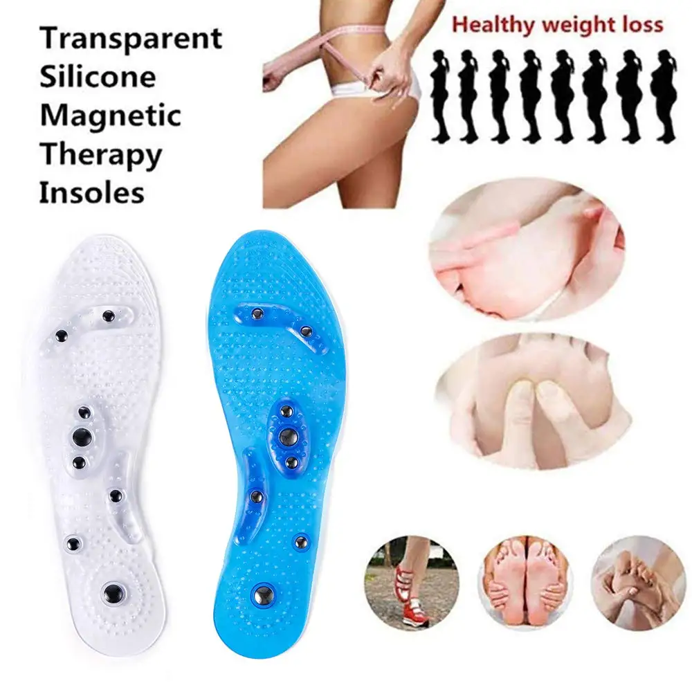 Массажные стельки Reflexology Pain Plantar Fasciitis рельефные силиконовые с поддержкой арки