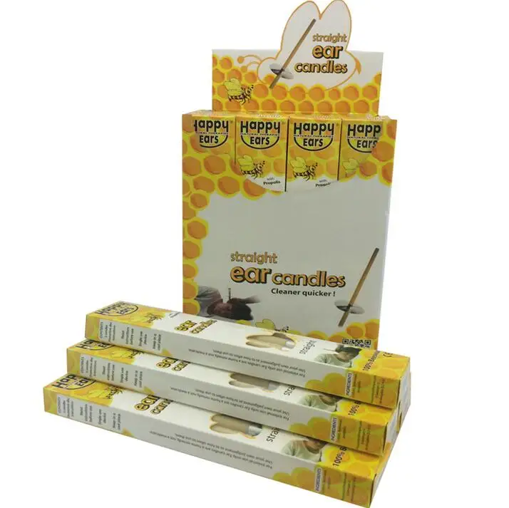 24 пары высокое качество натуральный Beewax Happy Ears Candle уменьшает ушах инструменты для