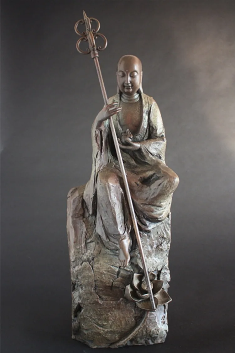 Бронзовые Будды Bodhisattva украшения открытие злой Фортуны Ван Фэн шуй Висячие