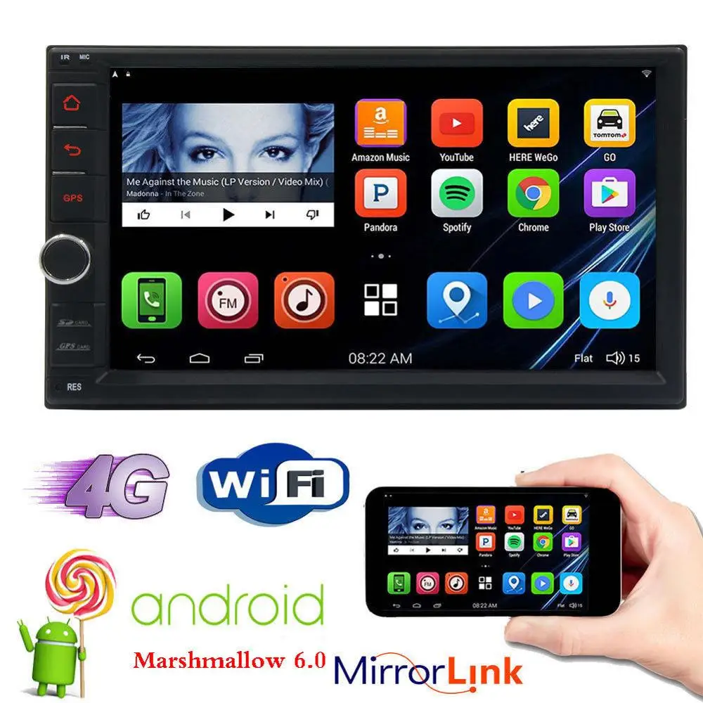 Eincar 7 &quotдвойной 2 DIN Android 6.0 no dvd плеер автомобиля Радио стерео Тюнинг автомобилей