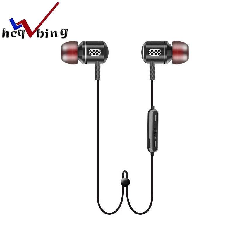 Hcqwbing S8 Bluetooth Беспроводной наушники ушной крючок Шум шумоподавления Музыка