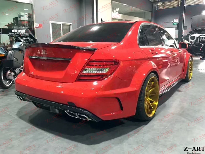 Z ART широкий тюнинг пакет для W204 реального C 63 AMG C63 купе модернизации 2011 2014|Обвесы| |