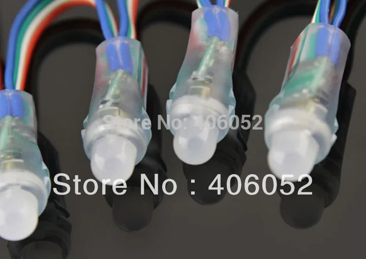 1000 шт. 12 мм IP65 Водонепроницаемый RGB LED Пиксели Модули пиксель строка | Лампы и