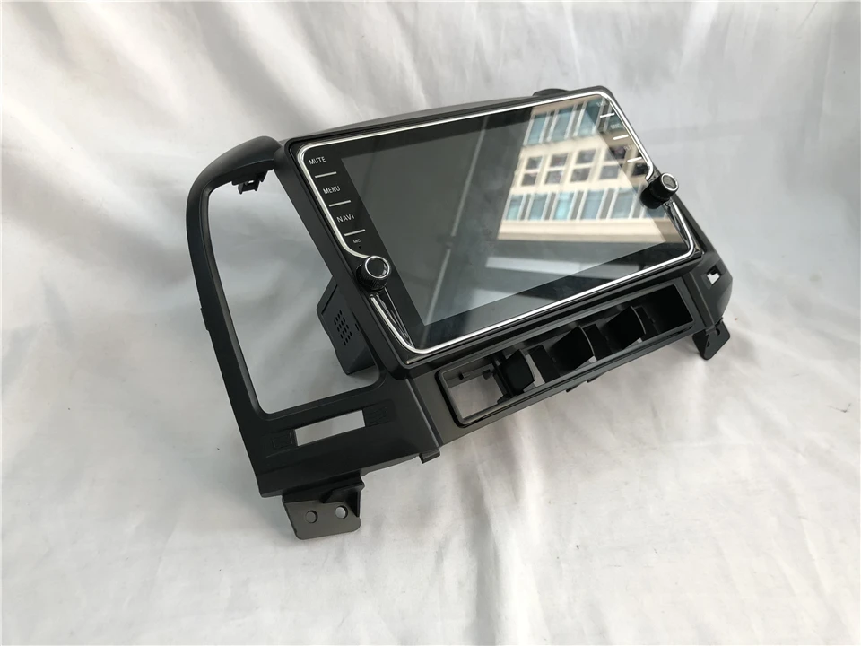 1024*600 Восьмиядерный 4G Android 9,1 2din автомобильный Радио DVD gps для hyundai Santa Fe 2006-2012 головное устройство радио Cessette рекордер 4 отверстия