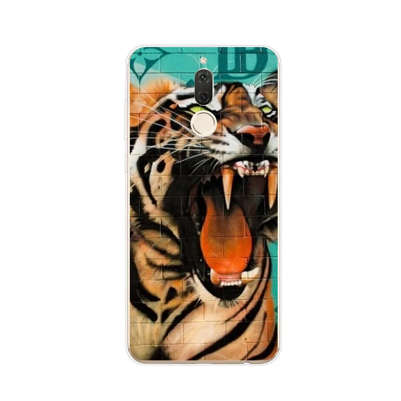 Huawei nova 2i Case Silicon Graffiti 3D relief Painting Soft TPU Back Cover for 2I Phone Protect shell |