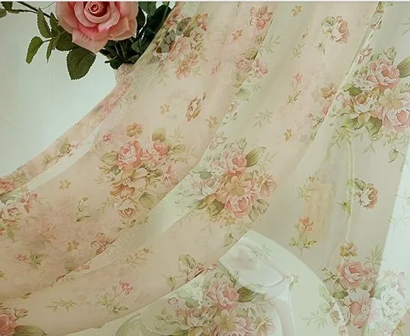 NAPEARL Бесплатная доставка печатных дизайн Индивидуальный заказ деревенский sheer