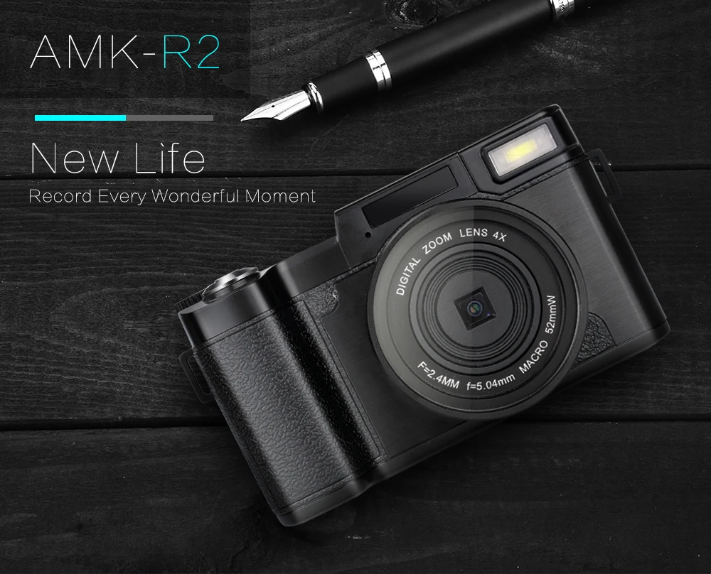 2017 Super 24Mp Max 8MP CMOS датчик 3 дюймовый экран компактная цифровая камера
