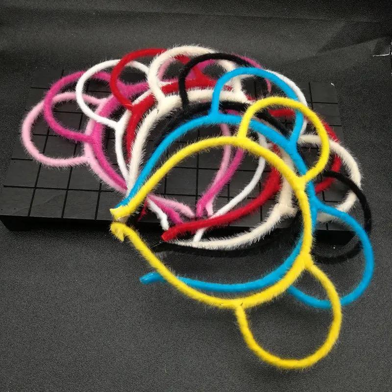 

1 PC Fashion Ears Hairband With Sequin Hair Bows For Kids Girls Cute Bow Headband Hair Hoop Hair Accessories WEIJUN