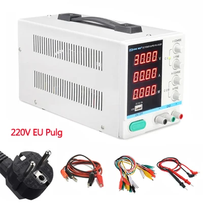 EU220V LW PS-3010DF лабораторный источник питания постоянного тока 30V10A высокое precision4-digit светодиодный дисплей USB зарядка ремонт импульсный источник питания - Цвет: EU220V