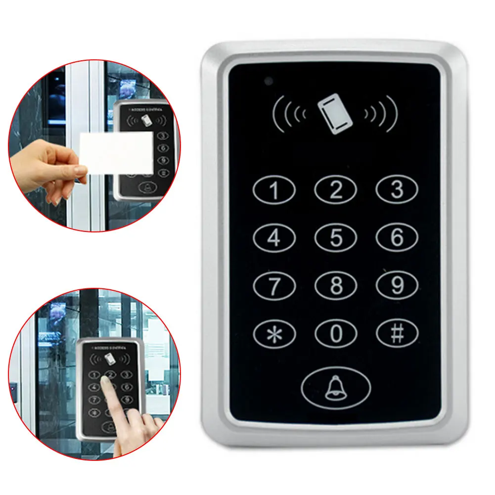 Safety Protection With 10 Keyfob Entry System RFID Code Proximity For Door Lock Access Control Password Home Security Swipe Card |