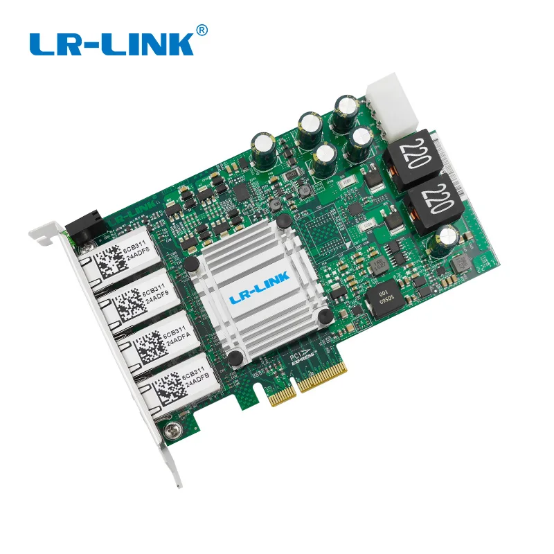Устройство видеозахвата LR Link 9724HT POE + Gigabit Ethernet четырехпортовый разъем PCI Express RJ45
