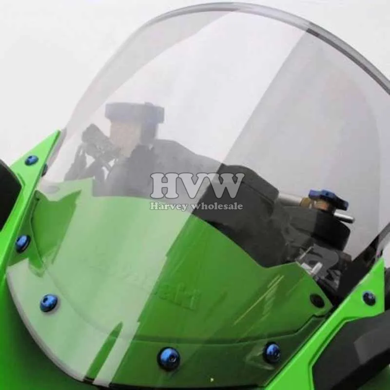 10 шт. 5 мм Мотоцикл с ЧПУ ветровое стекло болты винт комплект для Kawasaki NINJA 250R