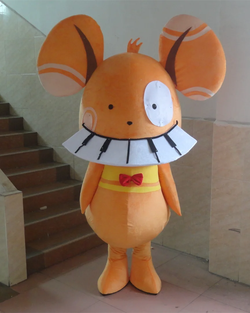 big head brown mouse costume brown mouse mascot costumes Festival loaded for Halloween party costumes